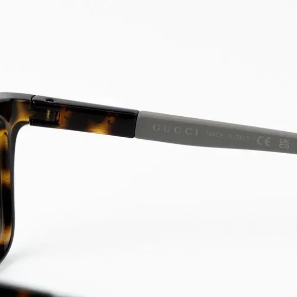 NEW Gucci GG1738O 002 Havana Grey Unisex Square Eyeglasses GG 1738O
